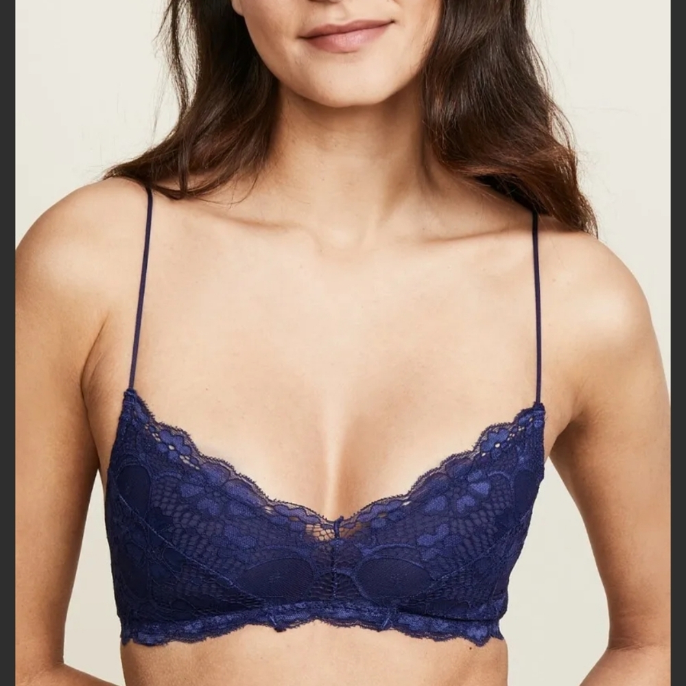 Honeydew Intimates Women's Camellia Lace Bralette In Velvet L to MDesigne